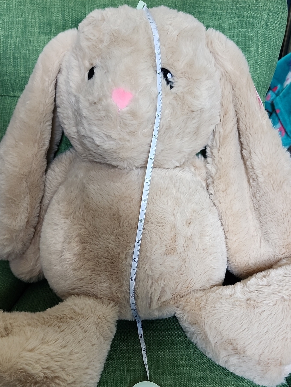 Gigglescape Oversized Plush Beige Bunny Stuffed Animal - Soft Kids Toy - Picture 7 of 7